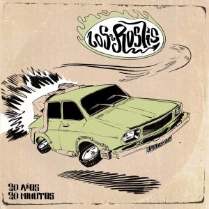 Portada de el nuevo disco de Los Roslis, 20 años, 20 minutos